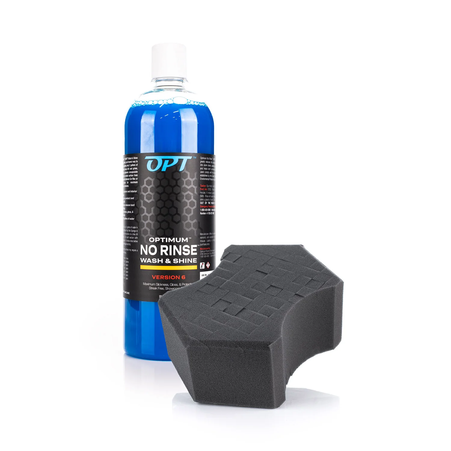 Optimum No Rinse + Ultra Safe Sponge Wash Kit