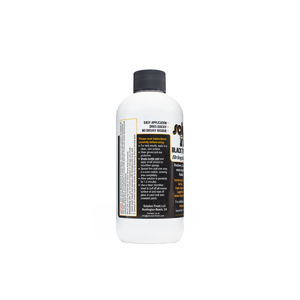Solution Finish Black Trim Restorer + Over the Top Plastic Sealer Combo - Image 3