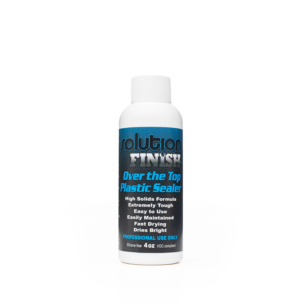 Solution Finish Black Trim Restorer + Over the Top Plastic Sealer Combo - Image 7